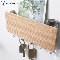 ราคา มาสเมโต ที่แขวนกุญแจแขวนผนัง ตกแต่งบ้านสี่เหลี่ยมผืนผ้าชั้นเก็บของเบ็ดเตล็ด ที่จัดเก็บผนังสไตล์เรียบง่ายผู้ถือกุญแจมัลติฟั (50908315568)