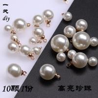 ราคา Highlighted Pearl Half Eye Earrings Handmade Jewelry Set With Necklace Pendant (49157609865)