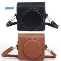 ราคา SAMO กล้องทันที กระเป๋าหนัง PU สายปรับได้ Perfect Fit Retro กันกระแทกกระเป๋าถ่ายภาพแบบพกพาสําหรับ Fujifilm Instax Square SQ40 Travel (46806524274)