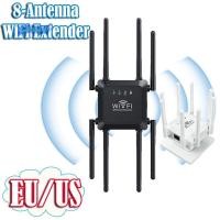 ราคา SAMO WiFi Extender 300M 8 เสาอากาศ WiFi Booster เครื่องขยายสัญญาณขยายสัญญาณที่ทนทาน Home (49757457190)