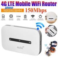ราคา SAMO 4G LTE Hotspot Router 3000mAh 150Mbps Pocket WiFi Router แบบพกพา Universal Sim Card Mini Pocket Mobile Hotspot Travel Online (55257433343)