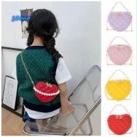 ราคา SAMO Pearl Hand Bag กระเป๋าคล้องคอหนังPUเบา สไตล์หัวใจสำหรับเด็ก (52457798938)