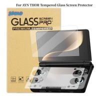 ราคา SAMO กระจกนิรภัย Flip Dual Screen HD Screen Protector Full Screen Anti Scratch 9H ฟิล์มป้องกันสําหรับ AYN THOR เกมคอนโซล (52057922792)