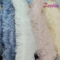 ราคา JEPDWN ลูกไม้ตาข่าย Trim ปุย DIY กระโปรง Hem ตกแต่ง ลูกไม้เดรสขอบเร้าใจเข้ารหัสหลายชั้น (57158612487)