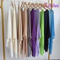ราคา JEPDWN โครเชต์ Poncho เสื้อกันหนาว ไม่สม่ําเสมอ Multi wear Beach Cover Up Casual Sheer Drop ไหล่ Halter ผ้าคลุมไหล่วันหยุดชุด (56758805855)