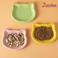 ราคา JEPDWN ชามอาหารแมว ชามแมวพลาสติกแบบพลิกได้ป้องกันการล่มสลาย ชามลูกแมวกันลื่นรูปแมวน่ารัก ให้อาหารสัตว์เลี้ยง (54208652918)