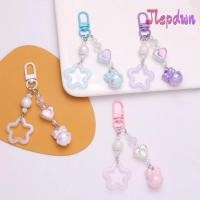 ราคา JEPDWN พวงกุญแจรูปดาวห้าแฉกอะคริลิค จี้พวงกุญแจแบบสบาย ๆ น่ารัก จี้แฟชั่นกระดิ่งกลวงแพ็ค (53706840636)