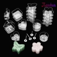 ราคา JEPDWN แม่พิมพ์เทียนทนความร้อนตกแต่งบ้านพลาสติกรูปหัวใจเชิงเทียนถ้วย (51858913806)