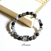 ราคา กำไลข้อมือปี่เซียะหิน ไหมดำ แก้วขนเหล็ก แก้ปีชง ป้องกันอันตราย เสริมโชคลาภ (23856983200)