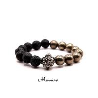 ราคา กำไลพระพิฆเนศ ปลุกเสกแล้ว ร้อยกำไลหินนำโชคแท้ เสริมความสิริมงคล เสริมการงาน สายมู สร้อยหินนำโชคแท้ หินไพไรต์ (23360172030)