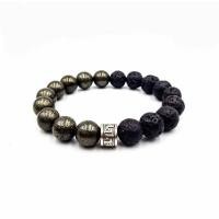ราคา กำไลข้อมือหินแท้ ไพไรต์ กำไลหินนำโชค หินมงคล หินเสริมดวง ความมั่งคั่ง (12996801371)
