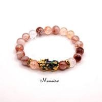 ราคา สร้อยข้อมือปี่เซียะ เปลี่ยนสีตามอุณหภูมิ โป่งข่ามแดง red hematoid หินมงคล (25821812952)