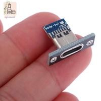 ราคา FI 10 ชิ้น USB 3 1 ประเภท C Soet พร้อมแผ่นยึดสกรู Type C USB Ja 3 1 Type C 2Pin 4Pin หญิงเชื่อมต่อ Ja พอร์ตชาร์จ GOOD (41979564340)