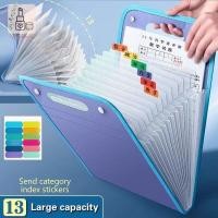 ราคา FI 13 แฟ้มพ็อกเก็ตโฟลเดอร์แบบพกพา A4 ขนาดตัวอักษรสี Accordian เอกสารสําหรับห้องเรียน Office Home Storage GOOD (29438128711)