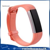 ราคา RB สายรัดข้อมือซิลิโคนอ่อนนุ่มสีทึบทดแทนสําหรับ Fitbit Alta HR (54600951977)