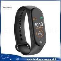 ราคา RB M4 หน้าจอสีกันน้ํา Heart Rate Monitor Pedometer สร้อยข้อมือสมาร์ทกีฬา (48356083839)