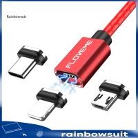 ราคา RB Floveme Micro USB Type C Magnet Data Transfer สายชาร์จสําหรับ iPhone Android (47008990688)