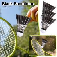 ราคา RA 3 6 12Pcs แบดมินตันลูกขนไก่ Birdies Feather ลูกขนไก่เป็ดสีดํา Feather ลูกแบดมินตันสําหรับในร่มกลางแจ้งกีฬาการฝึกอบรม (51502071789)