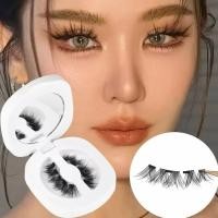 ราคา ขนตาปลอมแม่เหล็กกาวติดฟรีขนตาปลอมธรรมชาติแบบใช้ซ้ําได้เหมาะสําหรับ K0e2 (43678202644)