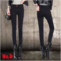 ราคา 11656X กางเกงยีนส์ SLIMกันหนาว ซับกำมะหยี่ เบอร์ 9 (88613629)