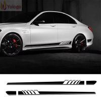 ราคา YOLOGO สติกเกอร์รถ กันน้ํา PVC รถด้านข้าง Decals ที่ถอดออกได้ Self กาว Line Decals สําหรับ Benz W203 205 W212 GLC CLA GLA AMG C180 C200 C300 C63 Coupe C43 (45056690885)
