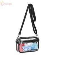 ราคา YOLOGO กระเป๋าสะพายข้างแบบนุ่ม ความจุมาก สำหรับเดินทาง พกพาได้ง่ายด้วยสายคล้องไหล่ PVC ลายชิคๆ พร้อมหน้าต่างซีทรู (40329769663)