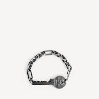 ราคา New Balenciaga Neverlost Bracelet in antique silver รุ่นใหม่ล่าสุด ของแท้ พร้อมส่ง ทักรีเชคสต็กรายวันก่อนกดค่า (58107328472)