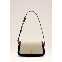 ราคา New Ami paris paris shoulder bag หนังผสมผ้า canvas white cream black ของแท้ พร้อมส่ง (58006868575)