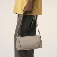 ราคา New Ami nylon top zipped marcel bag สีเทา สายหนังปรับได้ สะพายไหล่ สะพายครอส มือ1ของแท้ พร้อมส่ง ทักรีเชคก่อนกดค่า (54953405801)
