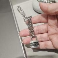ราคา New สร้อยคอกุญแจ เปิดล็อคได้ Balenciaga BB Padlock Necklaceมือ1ของแท้ พร้อมส่ง ทักรีเชคไซส์รายวันก่อนกดค่า (52801475127)