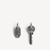 ราคา New Balenciaga Neverlost Earrings in antique silver earrings ของแท้ พร้อมส่ง ทักรีเชครายวันก่อนกดสั่งค่า (46707343607)