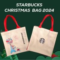 ราคา New Starbucks holiday carnival tote bag ของแท้ พร้อมส่ง (25790873174)