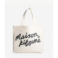 ราคา New Maison Kitsune handwriting tote ขาว ของแท้ พร้อมส่ง (25642733144)