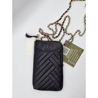 ราคา New Tory Burch Alexa Phone bag ดำ หนังแกะ ของแท้ พร้อมส่ง (7816312970)
