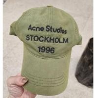 ราคา Used like new หมวก Acne Studios logo cap สีเขียว ของแท้ พร้อมส่ง (56753118953)