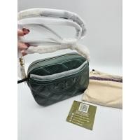 ราคา New Tory Burch Fleming Soft Camera เขียว ของแท้ พร้อมส่ง (3979413575)