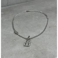 ราคา New Balenciaga nano thin necklace in rhinestone มือ1ของแท้ พร้อมส่ง ทักรีเชครายวันก่อนกดสั่งค่า (55302088279)
