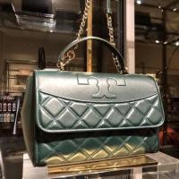 ราคา New Tory Burch savannah top handle bag เขียว แท้ พร้อมส่ง (21047062779)