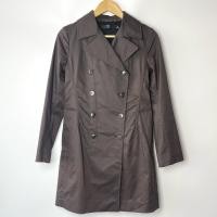 ราคา Uniqlo Jil Sander Jacket Coat เสื้อโค้ท แจ็กเก็ตตัวยาว มีกระเป๋าข้าง ผ้าฝ้าย สีน้ำตาล (52407365349)