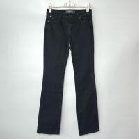 ราคา กางเกงยีนส์ผู้หญิง เอวสูง ขาม้าเล็ก ผ้ายืด สีดำ CC Double O Jeans (48457485111)
