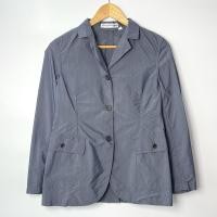 ราคา แจ๊กเก็ต ผู้หญิง ผ้าฝ้าย ผสม ผ้าไนลอน สีเทา Uniqlo Women s lnes De La Fressange blazer Jacket (46658199581)