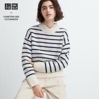 ราคา UNIQLO x COMME DES GARCONS Wool Striped Sweater (41829917289)
