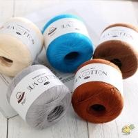 ราคา WXDX TH ผ้าฝ้ายนม ผ้าฝ้ายลูกไม้ผ้าไหม DIY นุ่ม เส้นด้ายขนสัตว์ทอมือข้าม (51708976312)