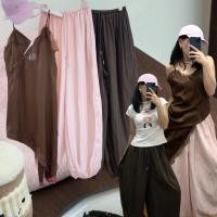 ราคา balloon pants กางเกงขายาว ทรง balloon ปลายขาจั๊มเข้า ทรงกว้างสวยเลย เอวเป็นยางยืด เนื้อผ้า แบบทิ้งตัว แต่พริ้ว ทรงสวย (44278784537)