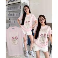 ราคา G Doggy T shirt 380 VALENเสื้อยืดคอกลมแขนสั้น งานชนช็อปไปเลยค้า ลายสกรีนน้องหมาน่ารักมาก คอลใหม่งานติดกากเพชร ganni (40815016860)