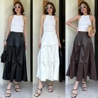 ราคา 1167 New Arrival BOW MAXI SKIRT STUDIOX2 SMLXL 590 กระโปรงโบว์เป็นอะไรที่ฮอตมากปีนี้เรากลับมาทำเป็นงานหนัง (54902770623)