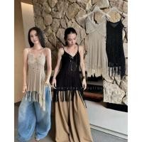 ราคา ? ? ? ? ? ? ? ? ? ? ? ? ? 590 onseason สวยสับงานคราฟต์สุดๆ เสื้อสายเดี่ยวงานถักดีไซน์ประณีตที่มาพร้อมชายพู่ยาว เพิ่มความพริ้ว (45007440181)