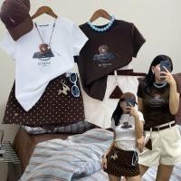 ราคา dachshund shoulder pad top เสื้อยืดคอกลม แขนสั้น ผ้าอย่างดีเลย นุ่ม เป็นทรงสวยเลย เล่นดีเทล แต่งสกรีนลายน้องหมา (53807794653)