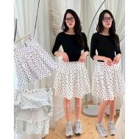 ราคา Layered polkadot skirt 390 มาแล้ววว กระโปรงสั้นลายจุดสุดฮิตต ทรงน่ารักมาก พริ้วสวยสุดๆ มีซับกางเกงด้านใน valen (29236917620)