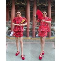 ราคา 99 CNY PUFF SLEEVES TOP SKORT SET STUDIOX2 SMLXLXXL 790 เสื้อแขนพองทรงเอซิปหลัง มาเป็นเซ็ตคู่กับกระโปรงกางเกงทรงเอ (50405225227)